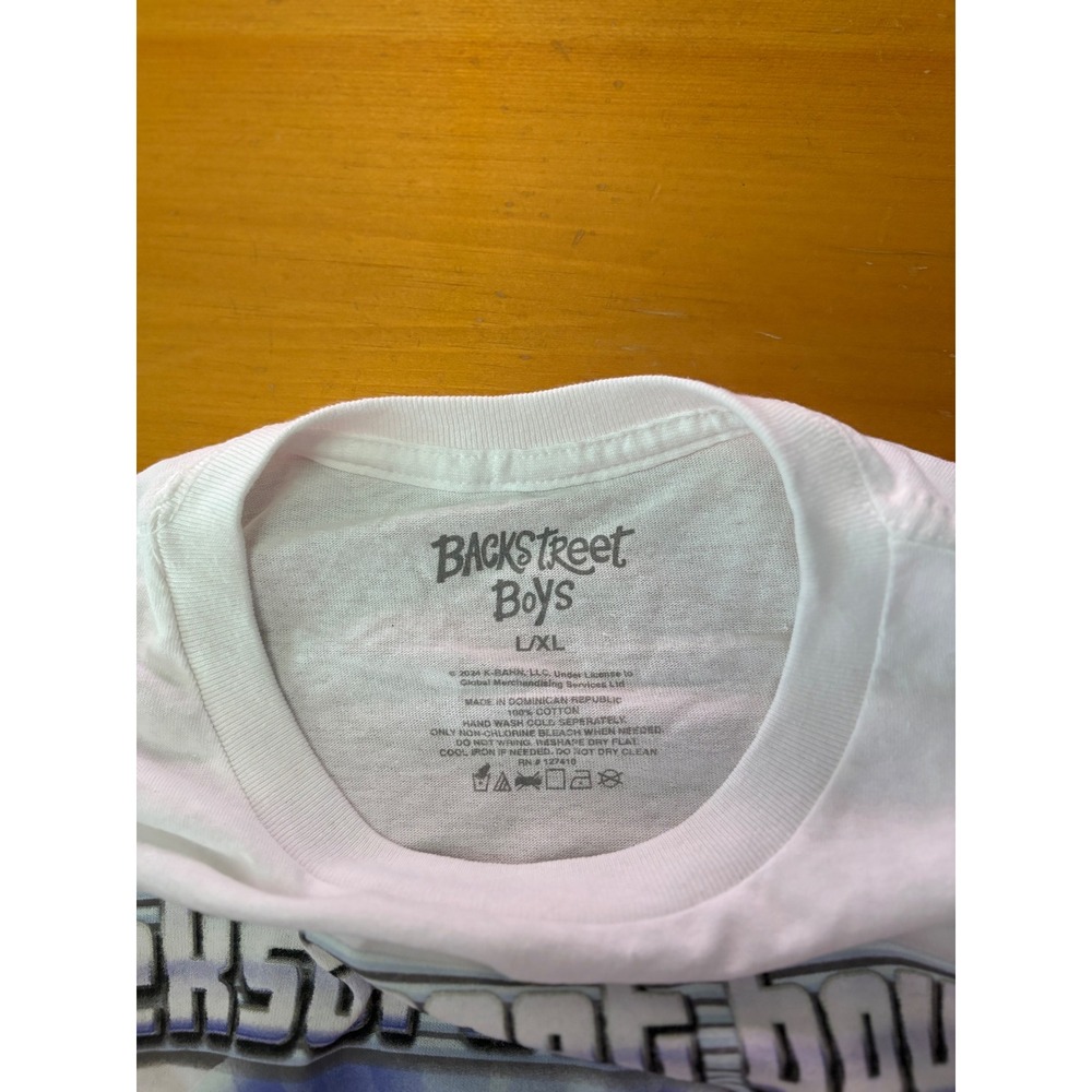 Backstreet Boys Millennium Graphic T-Shirt Mens L/XL White Music Band Tee 2021 - Picture 3 of 5